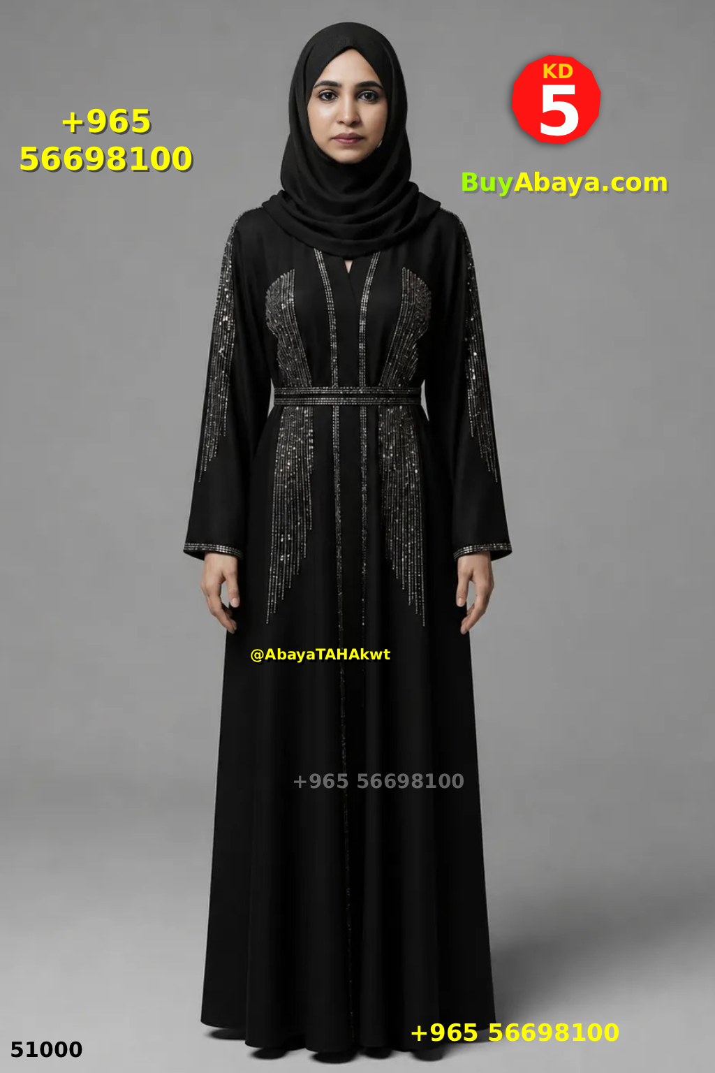Abaya Butterfly 61018